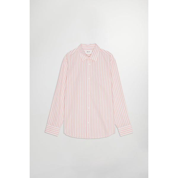 Camisa Freddy sin bolsillo - Rayas terracota