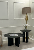 Ensembles De Tables Basses Leo (45 + 42) - Noir