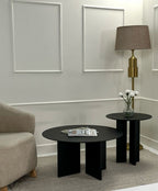 Ensembles De Tables Basses Leo (45 + 42) - Noir