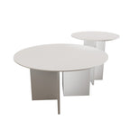 Ensembles De Tables Basses Leo (45 + 42) - Blanc