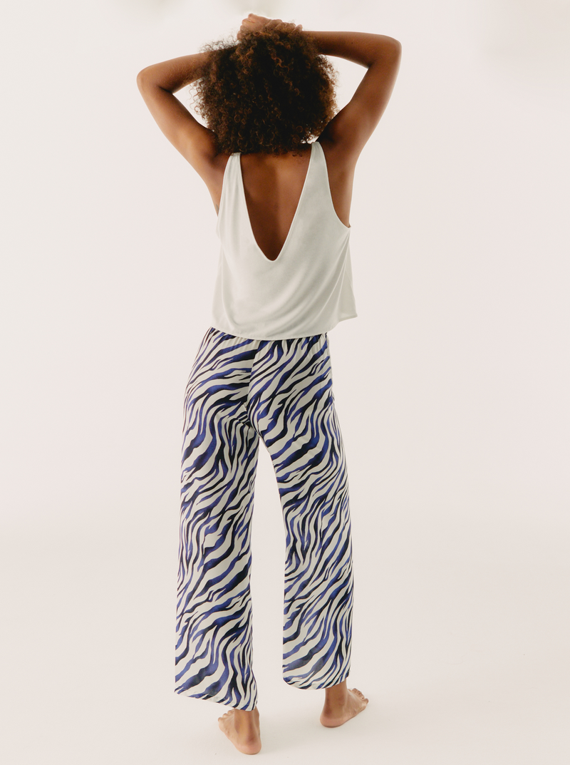 Top Deep Off White Dos Décolleté