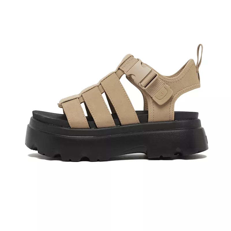 UGG Cora Sandals - Beige/Black