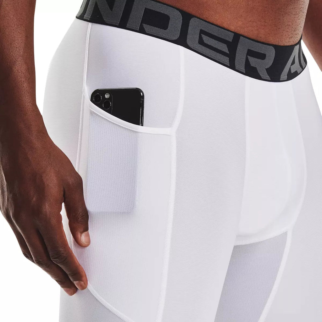 Lange Shorts - Weiß/Schwarz - Herren