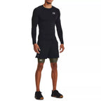 Lange Shorts – Grün, Schwarz – Herren