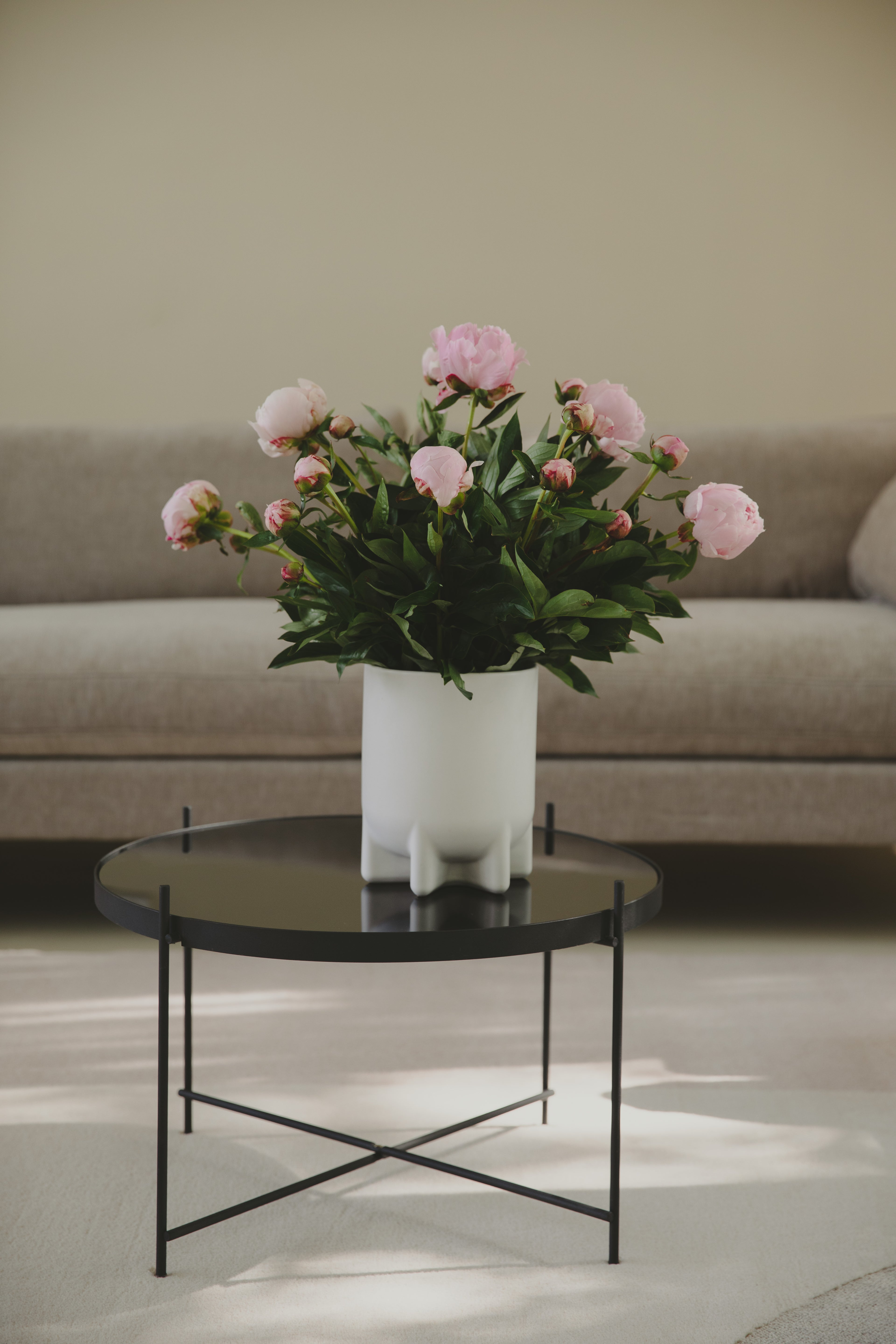 Cupid L - Side Table - Glass - Black