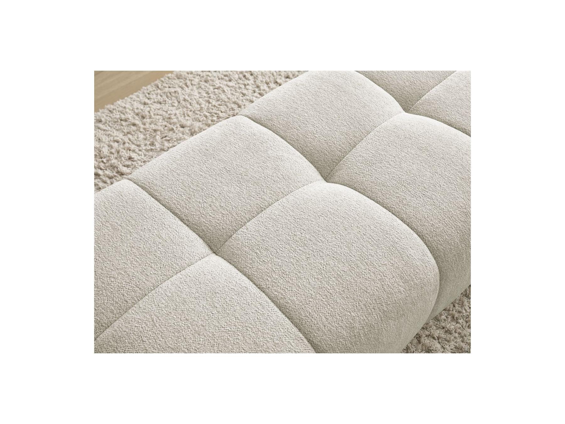 Everest - Small Ottoman - Mottled Fabric