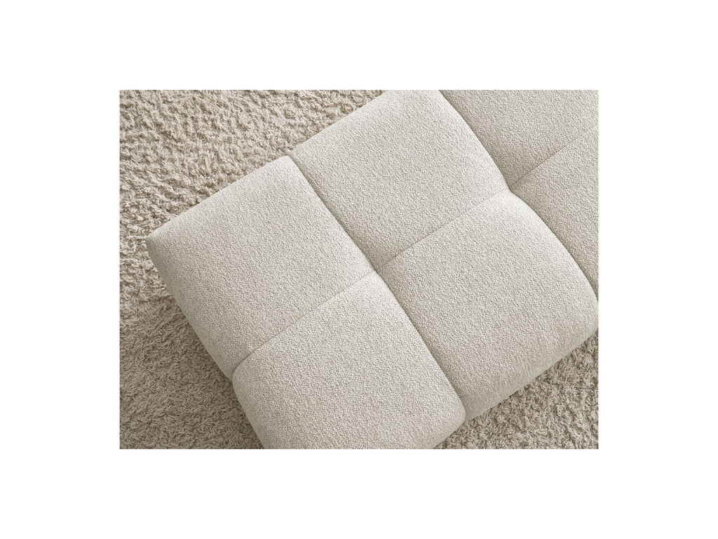 Everest - Small Ottoman - Mottled Fabric