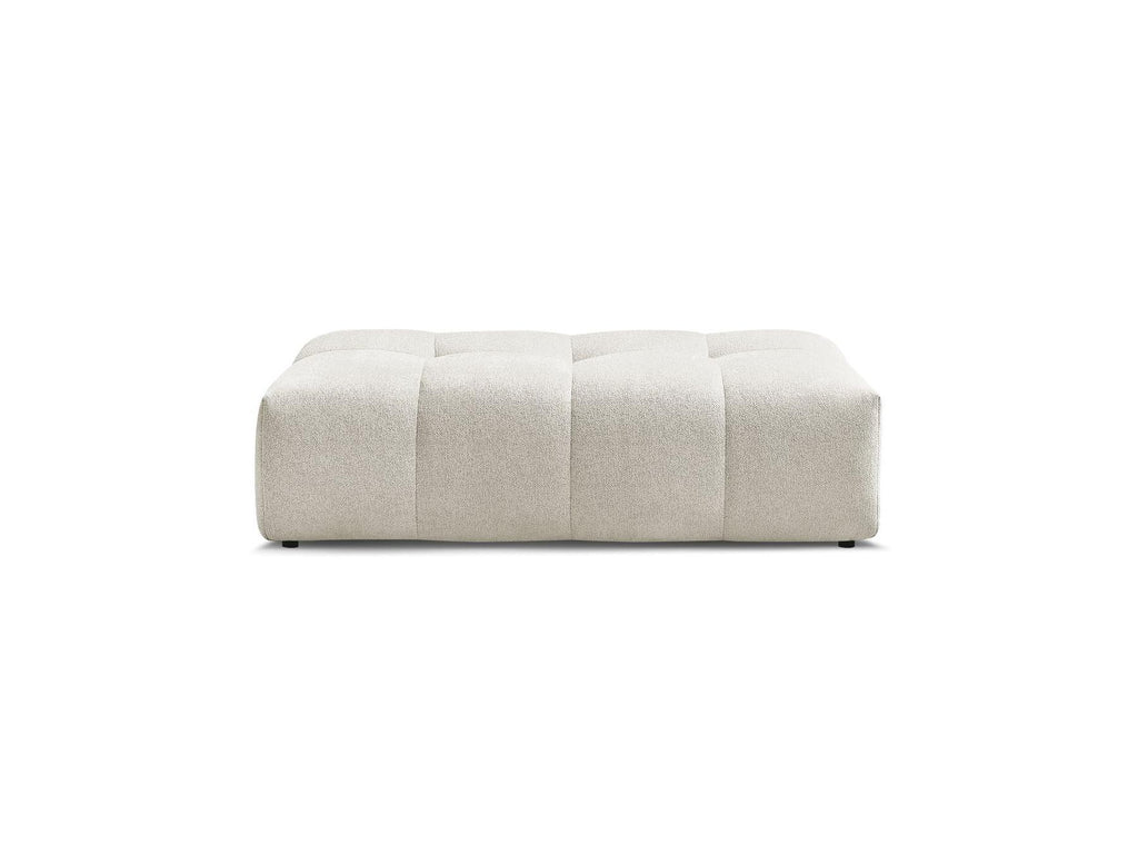 Everest - Small Ottoman - Mottled Fabric