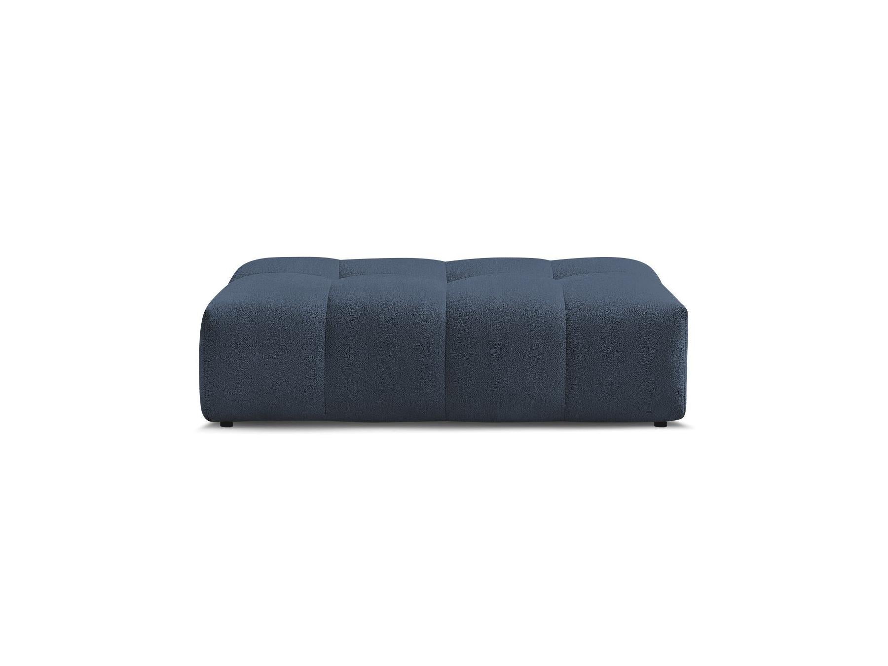 Everest - Small Ottoman - Mottled Fabric