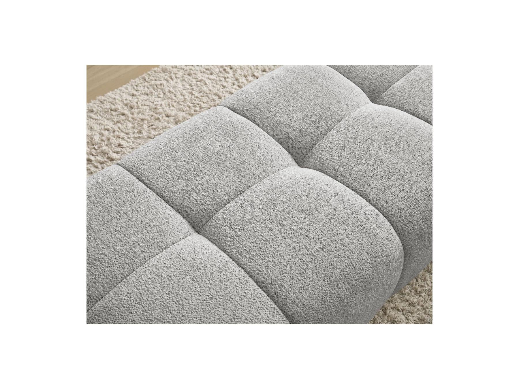 Everest - Small Ottoman - Mottled Fabric
