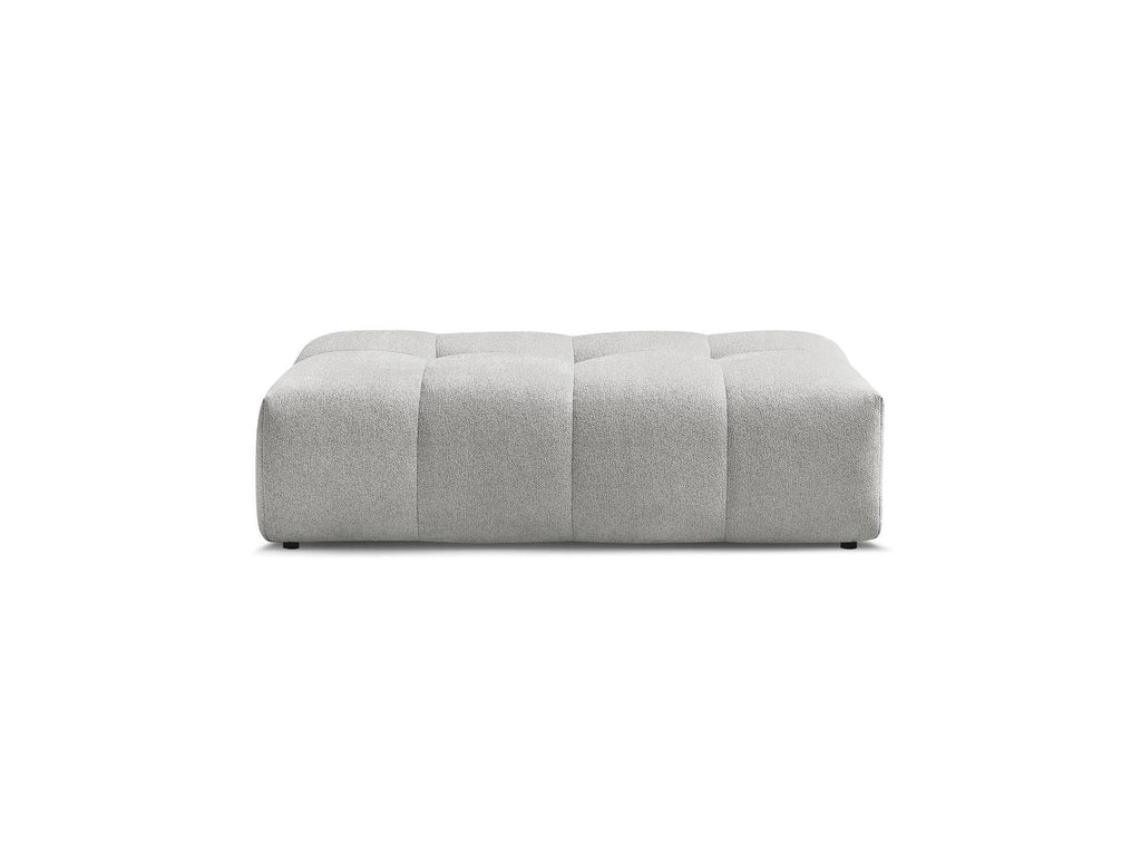 Everest - Small Ottoman - Mottled Fabric