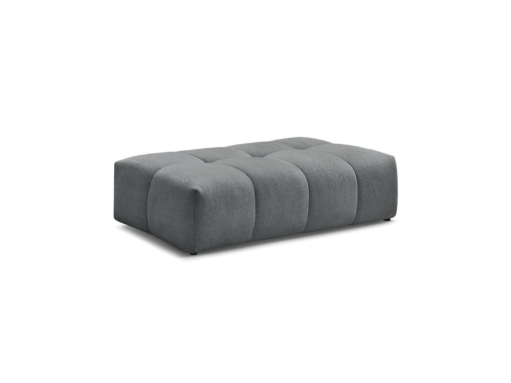 Everest - Small Ottoman - Mottled Fabric