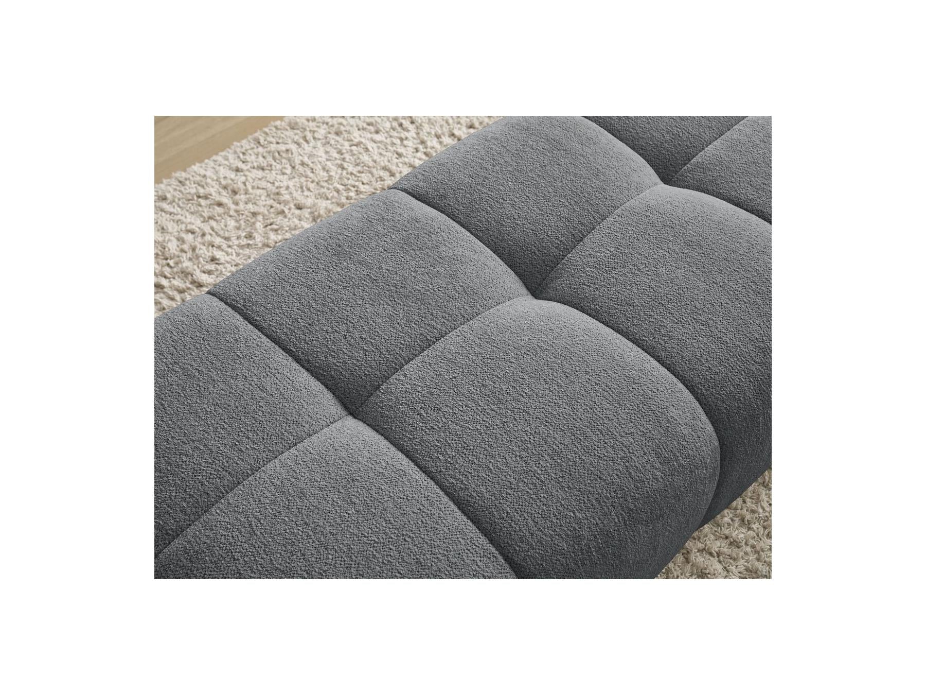 Everest - Small Ottoman - Mottled Fabric