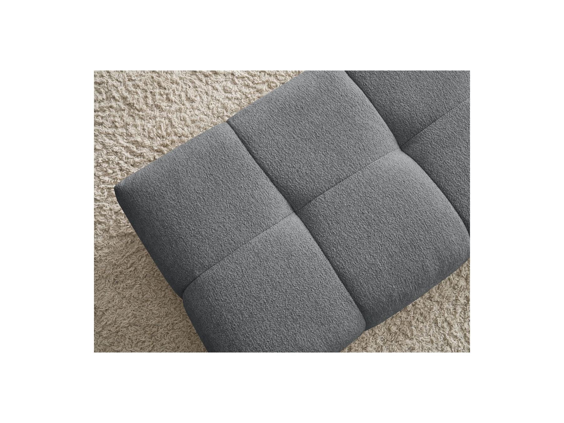 Everest - Small Ottoman - Mottled Fabric
