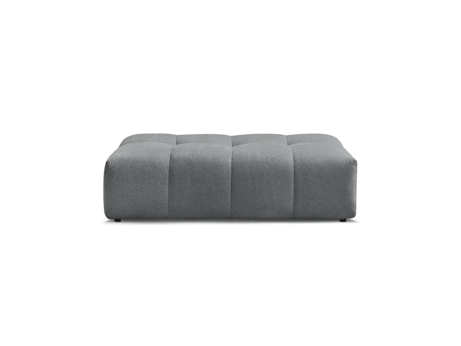 Everest - Small Ottoman - Mottled Fabric