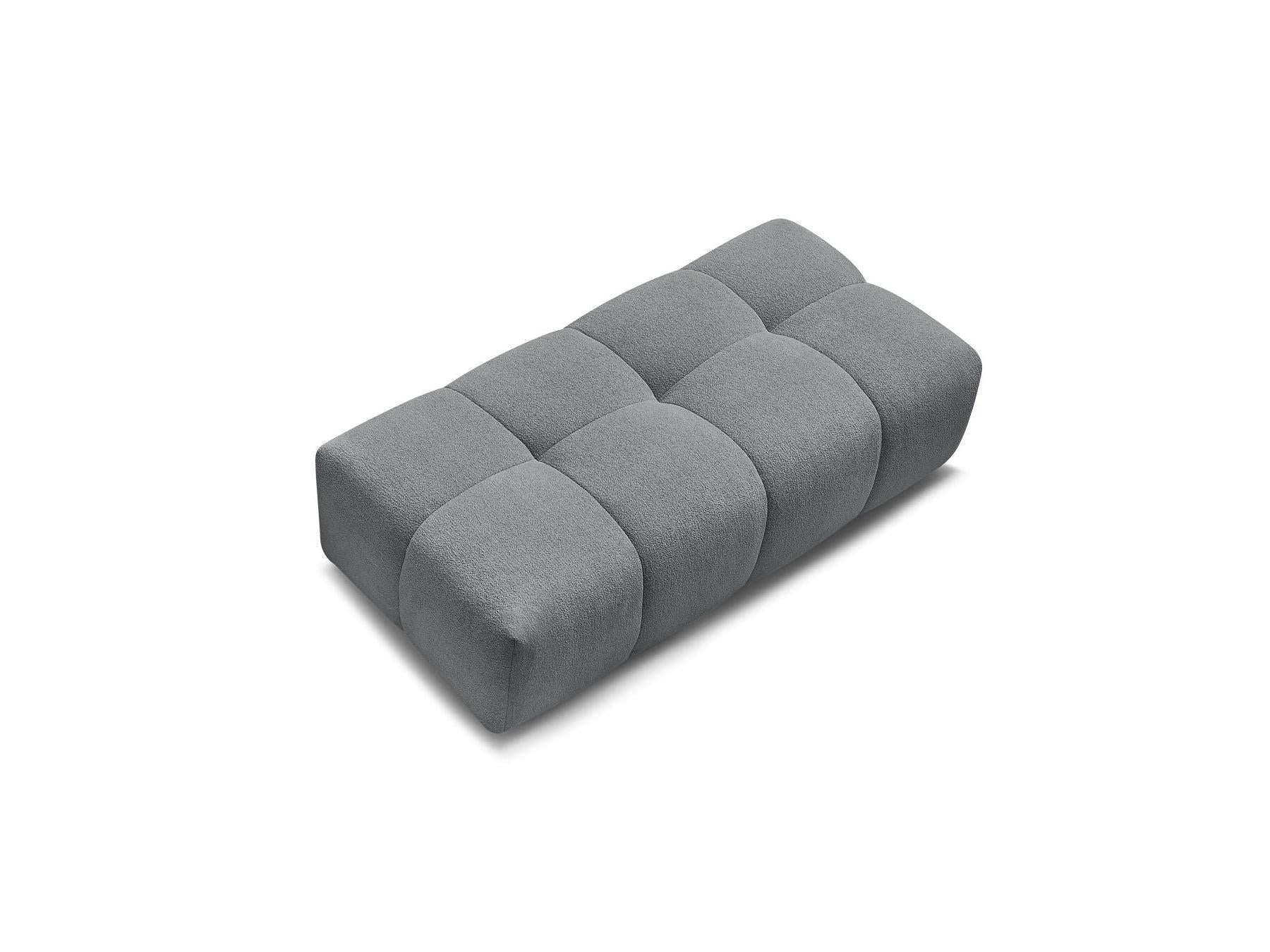 Everest - Small Ottoman - Mottled Fabric