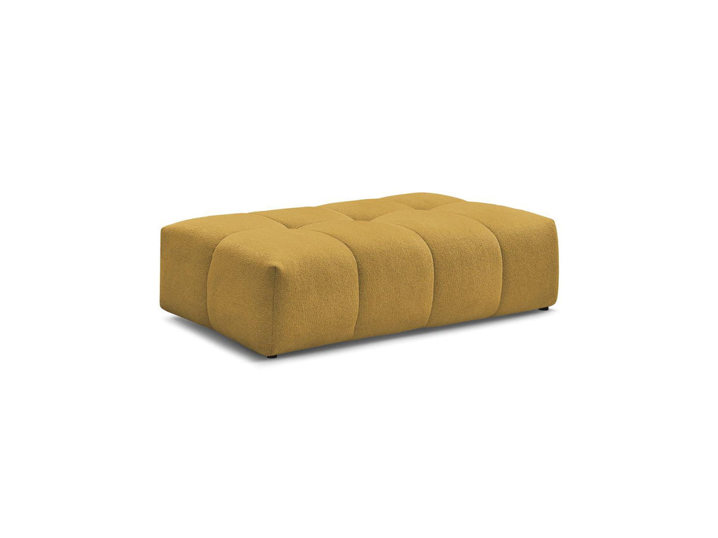 Everest - Small Ottoman - Mottled Fabric