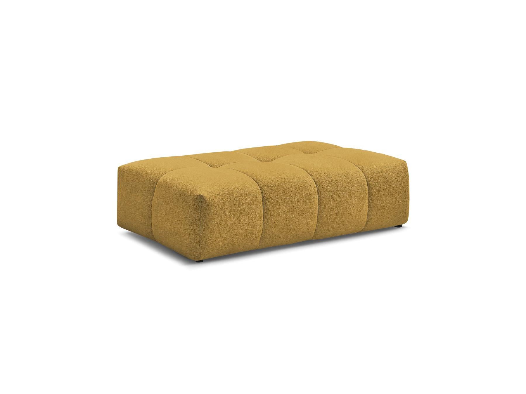 Everest - Small Ottoman - Mottled Fabric