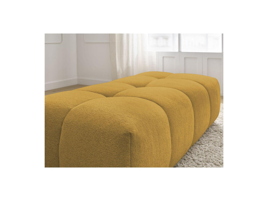 Everest - Small Ottoman - Mottled Fabric