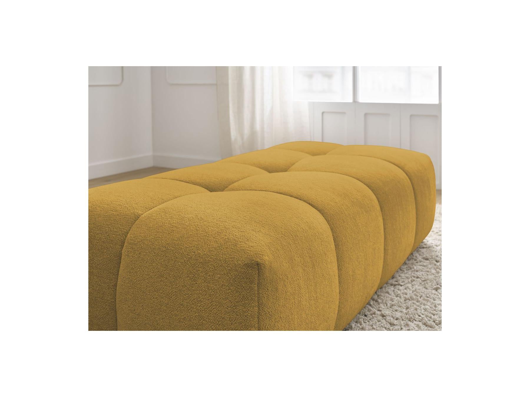 Everest - Small Ottoman - Mottled Fabric