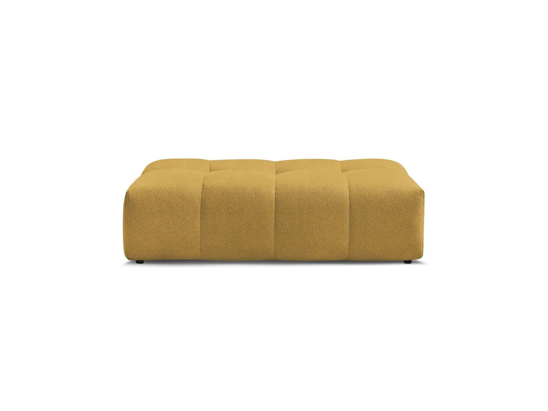 Everest - Small Ottoman - Mottled Fabric