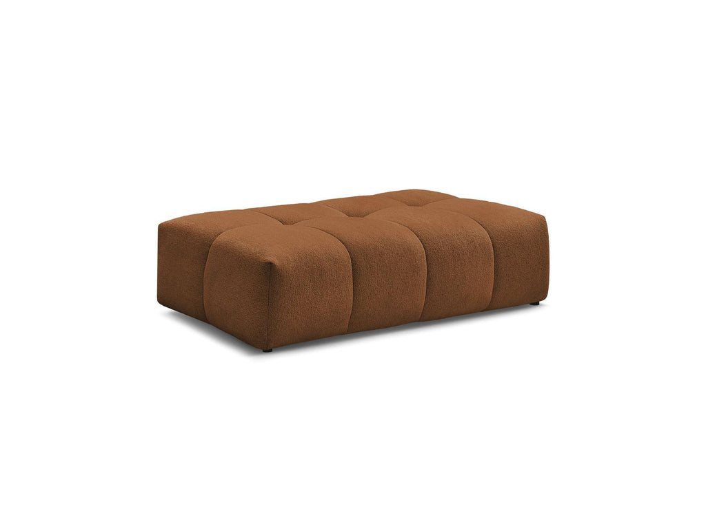 Everest - Small Ottoman - Mottled Fabric