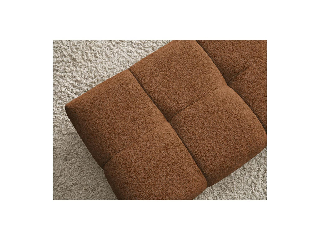 Everest - Small Ottoman - Mottled Fabric