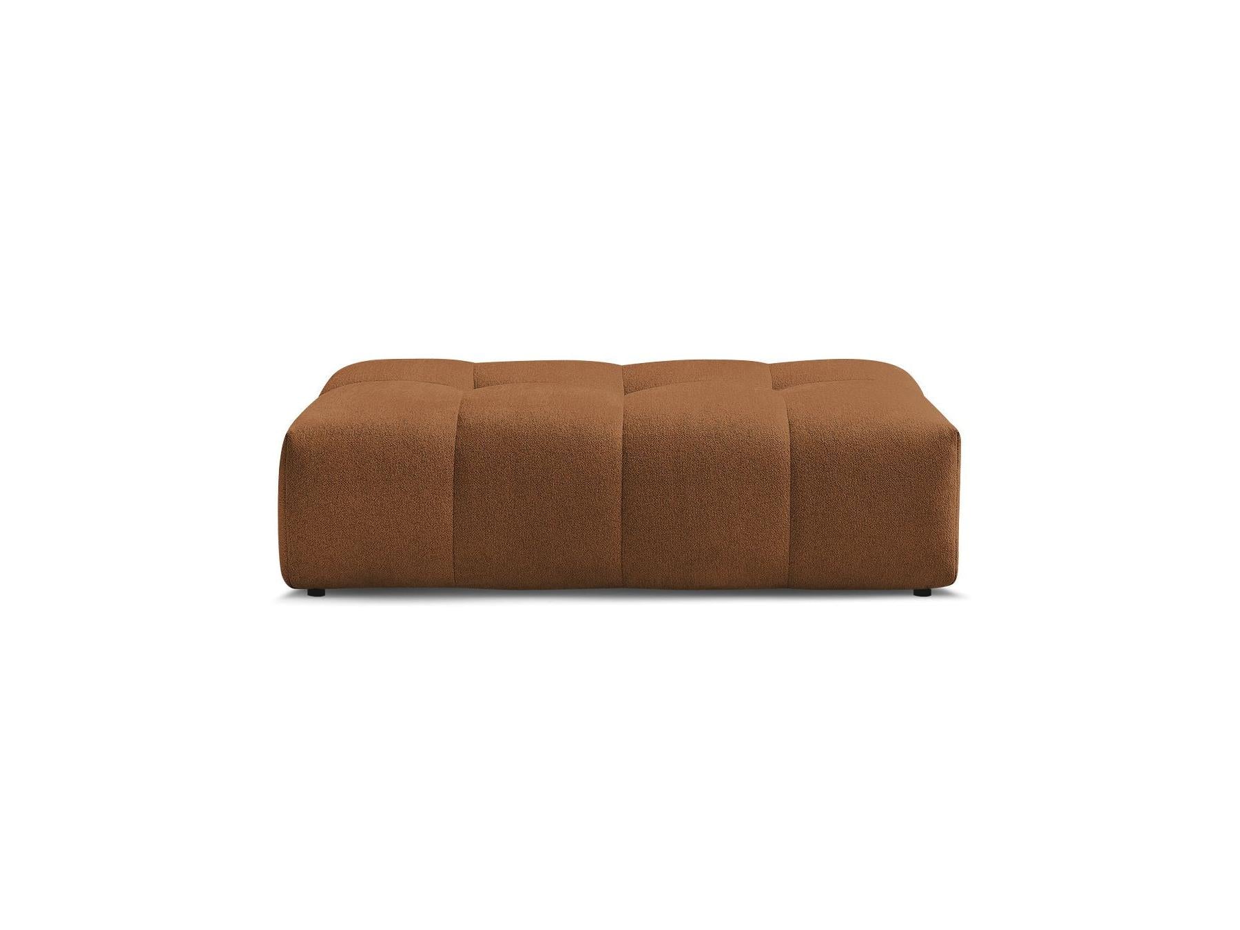 Everest - Small Ottoman - Mottled Fabric