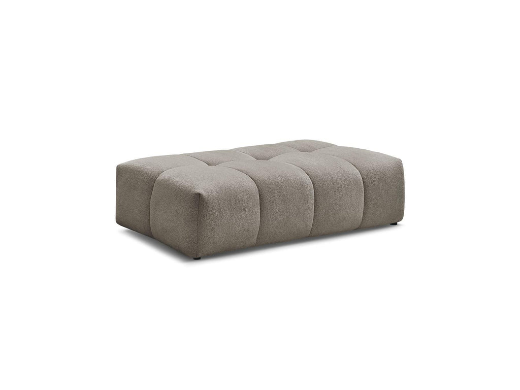 Everest - Small Ottoman - Mottled Fabric