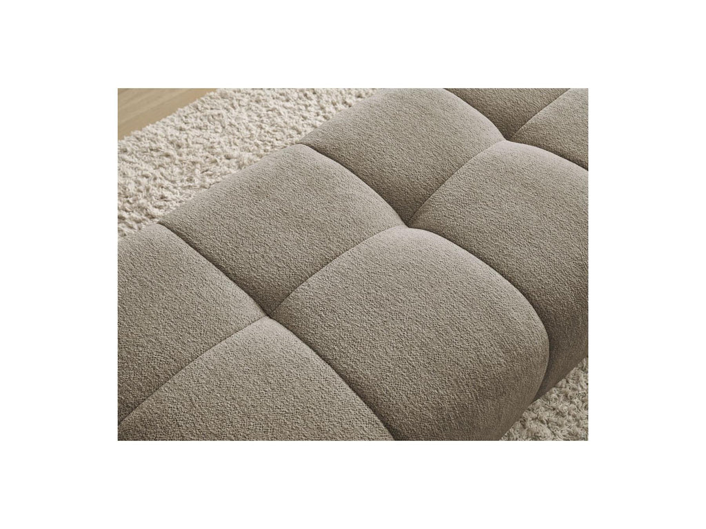 Everest - Small Ottoman - Mottled Fabric