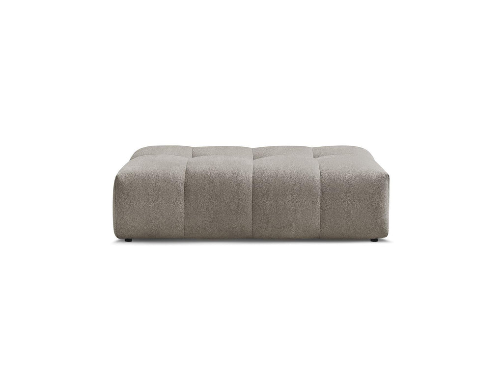 Everest - Small Ottoman - Mottled Fabric