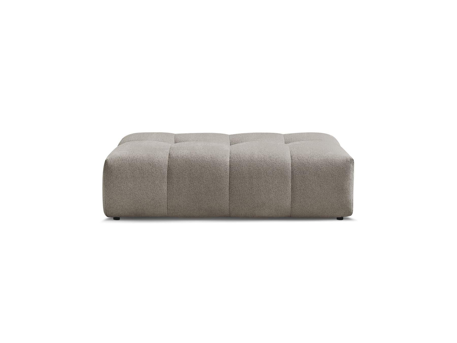 Everest - Small Ottoman - Mottled Fabric