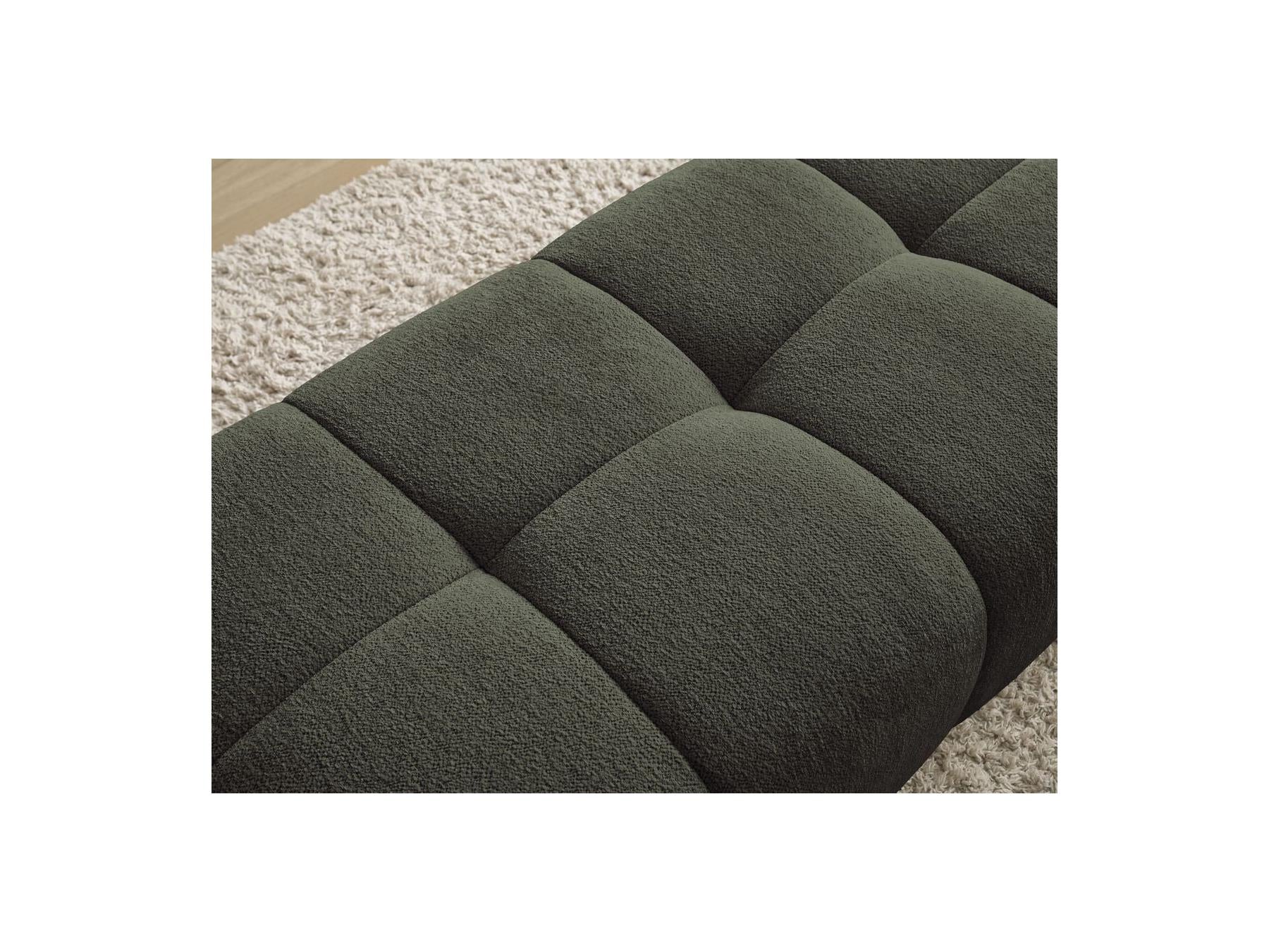Everest - Small Ottoman - Mottled Fabric