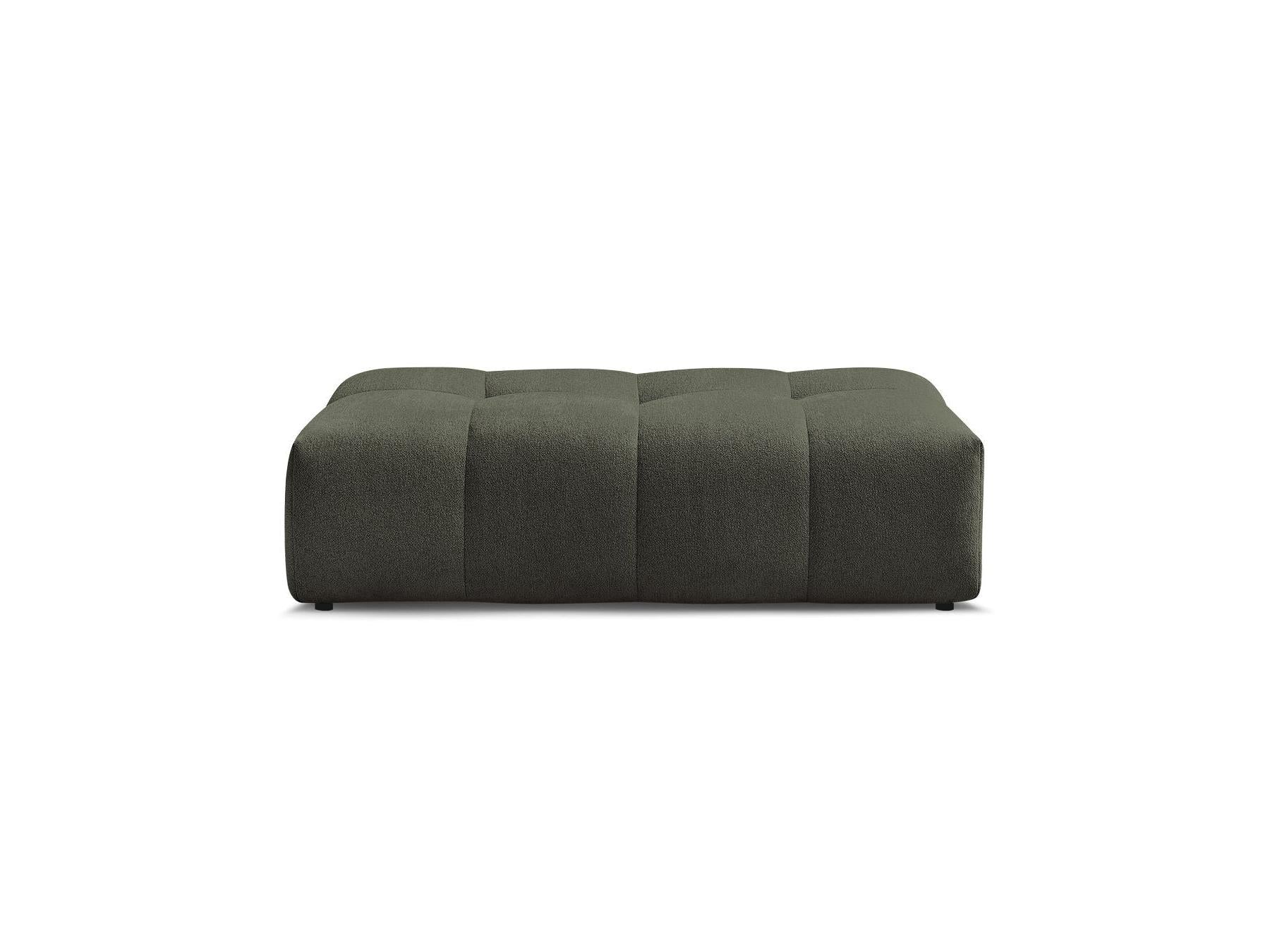 Everest - Small Ottoman - Mottled Fabric