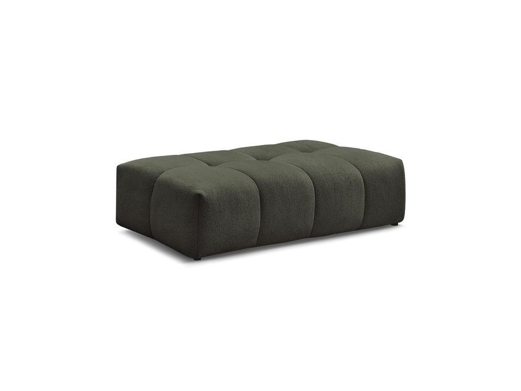 Everest - Small Ottoman - Mottled Fabric