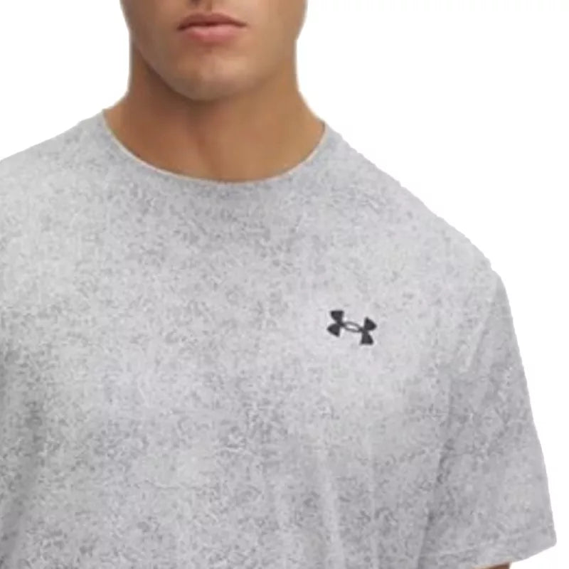 T-shirt Tech Pixelate - Ljusgrå, Svart - Herr