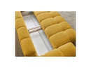 Canapé Droit Convertible Coffre - Everest - Tissu Texturé - 5 Coussins