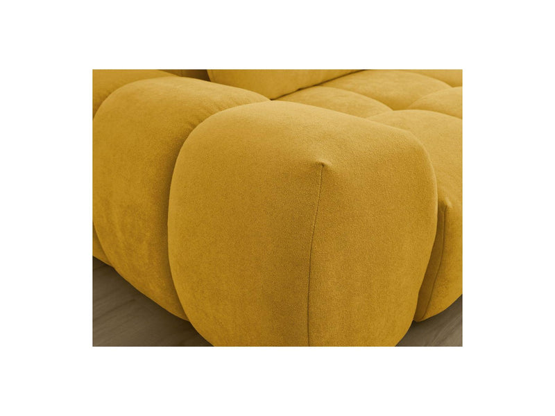 Canapé Droit Convertible Coffre - Everest - Tissu Texturé - 2 Coussins