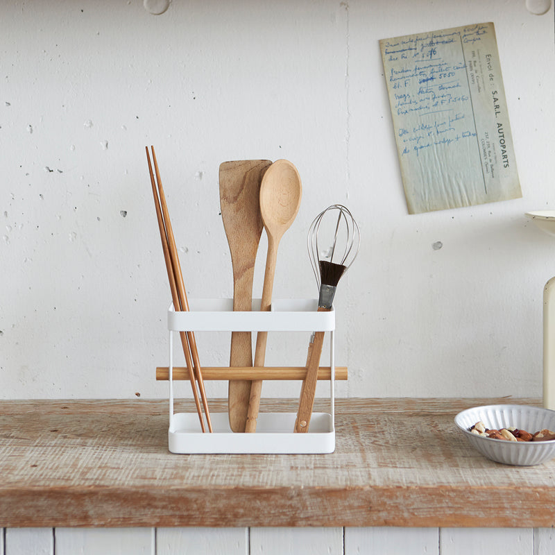 Support À Ustensiles De Cuisine Tosca - Blanc