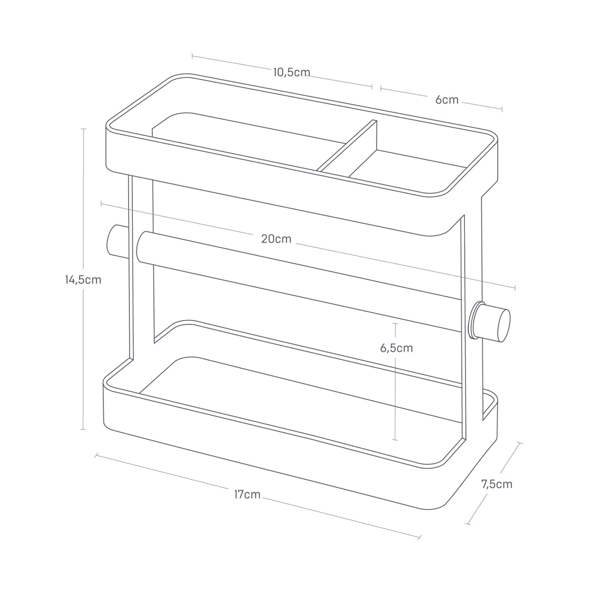 Soporte Para Utensilios De Cocina Tosca - Blanco