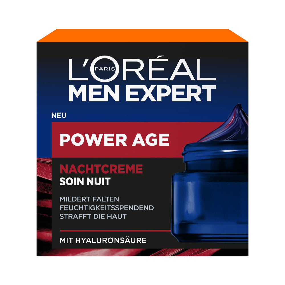 L'Oréal Men Expert Power Age Cuidado nocturno de ácido hialurónico