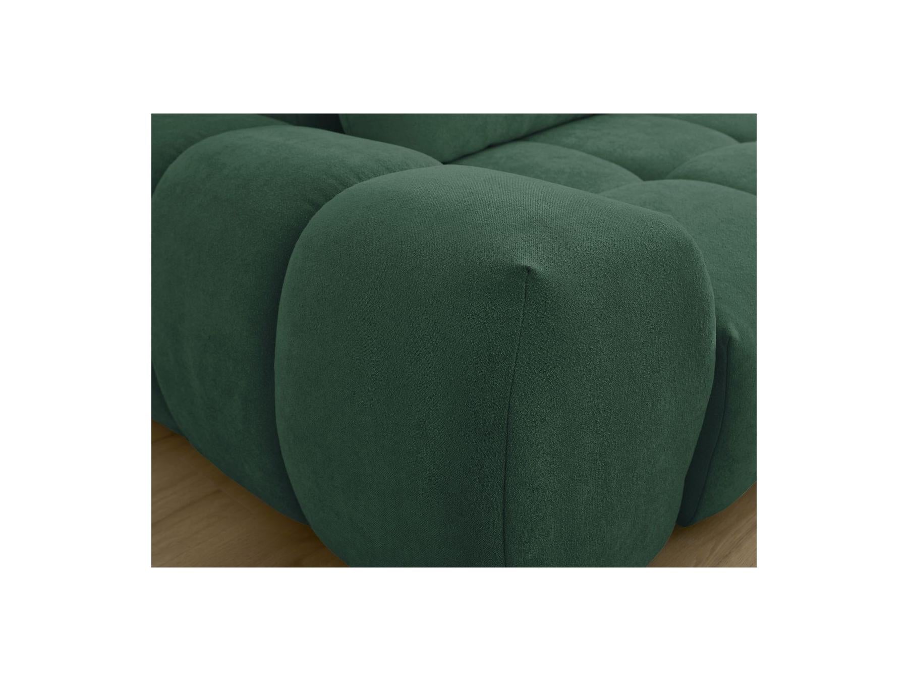 Everest - Sofá recto convertible con arcón - Tejido texturizado - 2 cojines