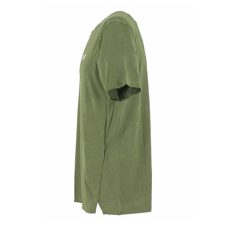 T-Shirt Tech Vent Jacquard - Vert, Blanc. - Homme