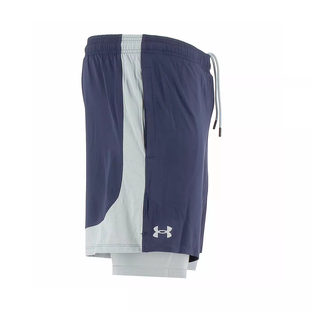 Tech Vent 2In1 Shorts - Navy Blue, Grey - Men