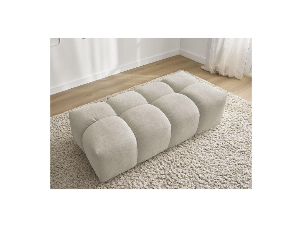 Everest - Small Pouf - Textured Fabric