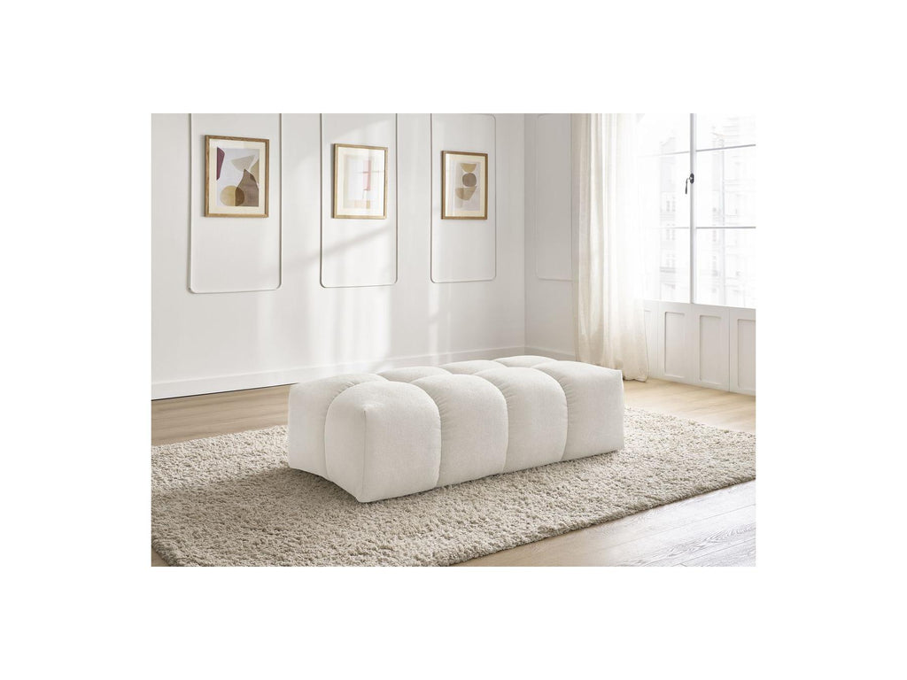 Everest - Small Pouf - Textured Fabric