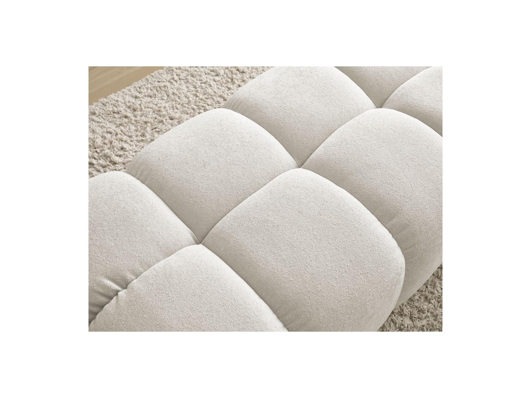 Everest - Small Pouf - Textured Fabric
