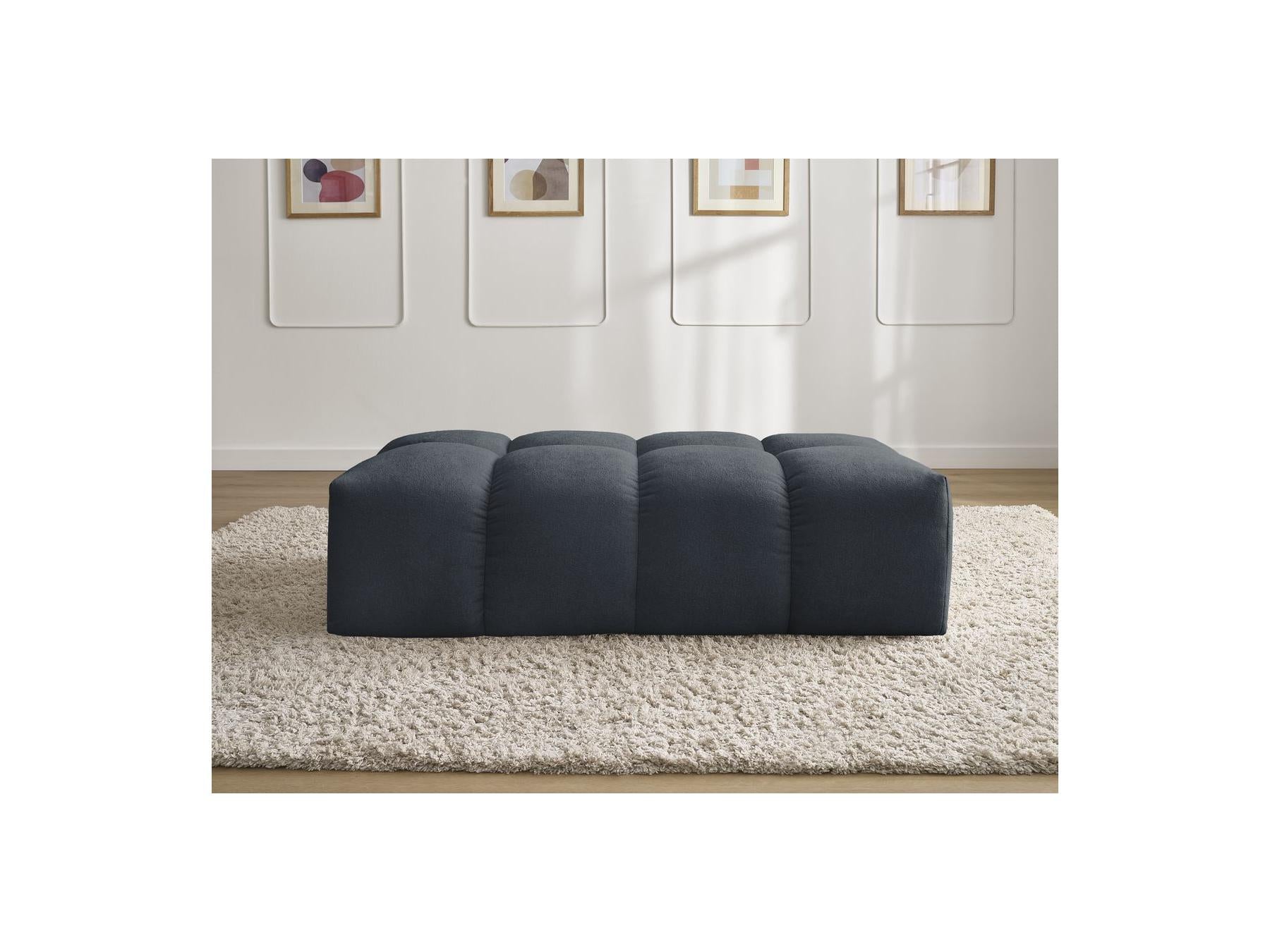 Everest - Small Pouf - Textured Fabric