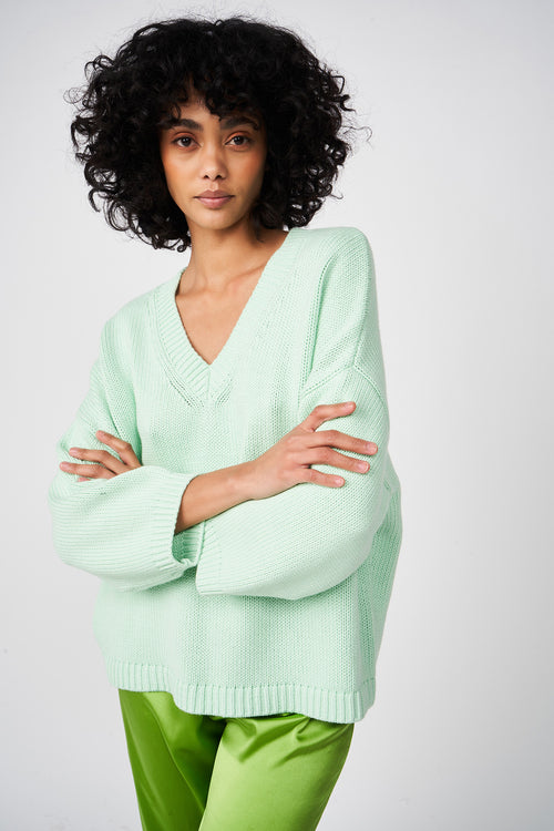 Pull Moncoco - 100% Coton - Aqua