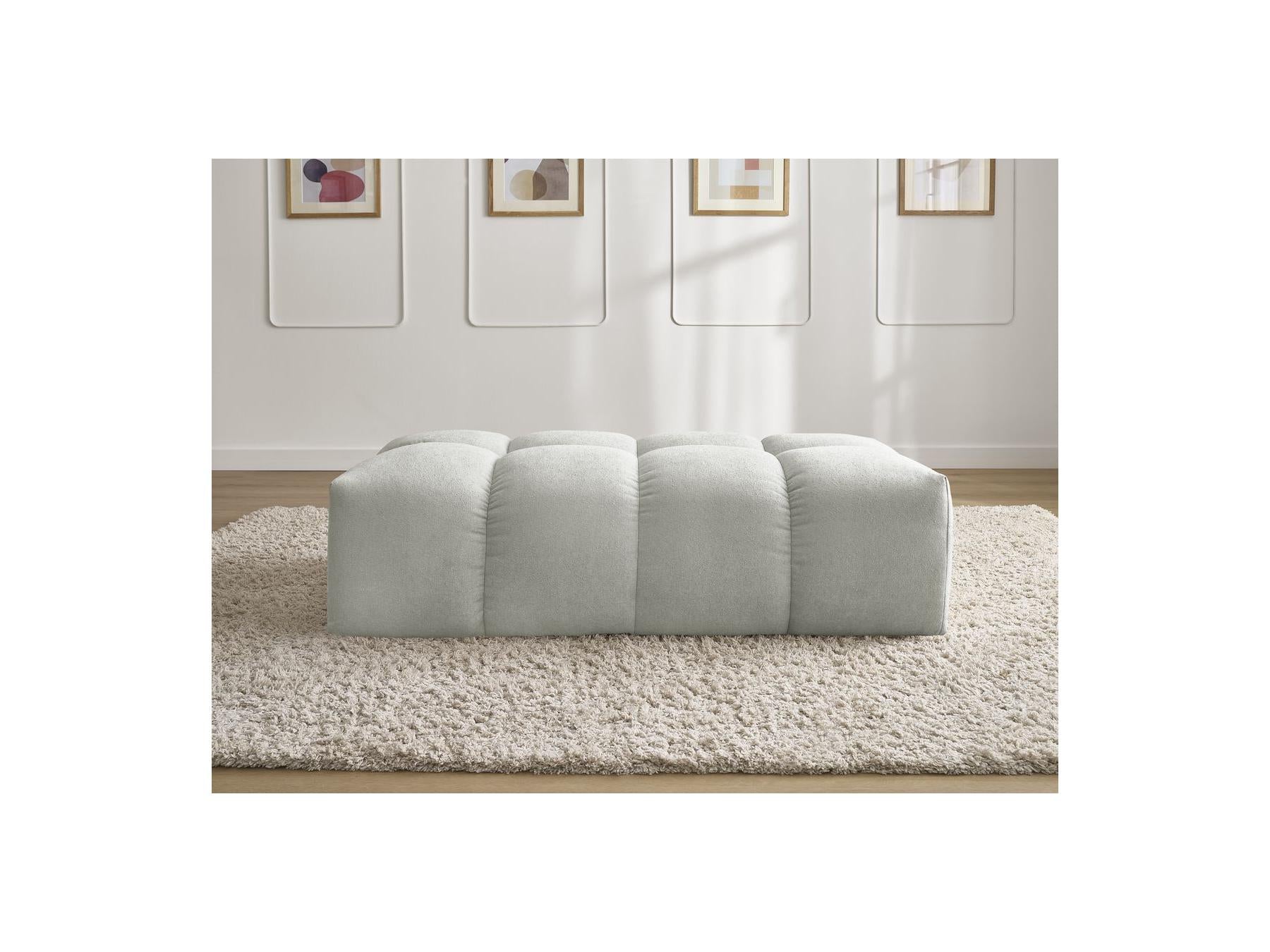 Everest - Small Pouf - Textured Fabric